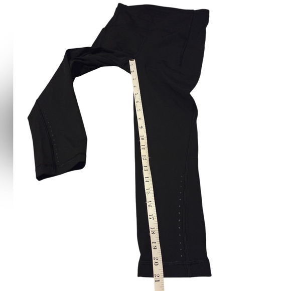 Lululemon Swift Speed High-Rise Crop 21" Black W6CDXS Running Leggings Women's 4 - Picture 7 of 9